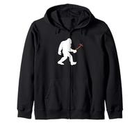 Bigfoot with a weiner on a stick Sudadera con Capucha