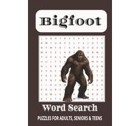 Bigfoot Word Search Puzzle Book: Word Searches with Easy to Read Print about Bigfoot, Sasquatch, Cryptids, Mythical and More | 6x9 inches, 110 pages | ... Gift for Vacation, Holidays and Free Times