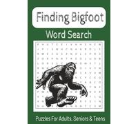 Bigfoot Word Search Puzzle Book: Word Searches with Easy to Read Print about Bigfoot, Sasquatch, Tracking, and More | 6x9 inches, 110 pages | 50+ ... for Vacations, Holidays, and Free Time