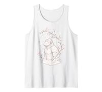 Bigfoot Yeti Cherry Blossoms Meditación Zen Yoga Vida Mujeres Camiseta sin Mangas