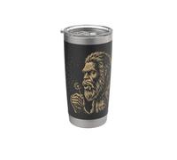 Bigfoot Yeti Diente de león Retro Cryptid Vintage 90s Vaso térmico de acero inoxidable de doble pared