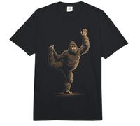 Bigfoot Yoga Pose Funny Pilates Yogi Gimnasia Comfort Colors Adult Heavyweight T-Shirt