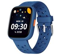 BIGGERFIVE Reloj Inteligente Niños Niñas 5-16, 1,8" Pulsera Actividad | Podómetro, Frecuencia Cardíaca, Resistente al Agua IP68, Monitor de Sueño, Despertador, Juegos con/sin APP, Azul