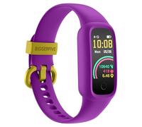 BIGGERFIVE Vigor 2 L Reloj Fitness para Niños y Niñas de 5 a 15 Años, Rastreador de Actividad, Monitor de Frecuencia Cardíaca y Sueño, Impermeable IP68, Podómetro, Contador de Calorías, Púrpura