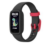BIGGERFIVE Vigor 3 Pulsera de Actividad para Niños, Reloj Inteligente con Pantalla AMOLED, Funciona Sin App ni Móvil, Impermeable 3ATM, Monitor Ritmo Cardíaco y Sueño para Niños Niñas 5-15 Años, Negro