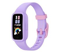 BIGGERFIVE Vigor 3 Pulsera de Actividad para Niños, Reloj Inteligente con Pantalla AMOLED, Funciona Sin App ni Móvil, Impermeable 3ATM, Monitor Ritmo Cardíaco y Sueño para Niñas de 5-15 Años, Lila