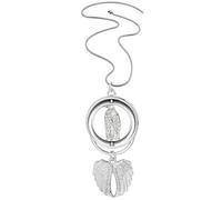 Biggest Bird Paint Cold Art Deco Fashion Colgante de alas de ángel giratorio collar joyería