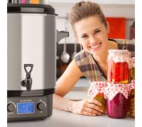 Biggie Digital Olla pasteurizadora 27l 2000W Acero inoxidable Klarstein