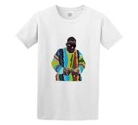Biggie It's All A Dream Call Me Big Papa Notorious Men's T-Shirt Unisex White Cotton Print tee Shirts S
