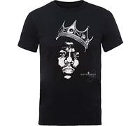 Rock Off Trade Camiseta Biggie Smalls Unisex Negra Crown Face Talla S