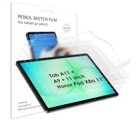 Bighan 3 Piezas Papel Protector de Pantalla Compatible con Samsung Galaxy Tab A11+/A9+/Honor Pad X8a 11", Protector de Pantalla PET mate para Escribir y Dibujar/Antirreflejos/Antihuellas/Antiarañazos