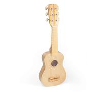 Bigjigs - Guitarra natural | Instrumento de madera para niños pequeños | Instrumentos musicales de juguete | Primeras guitarras acústicas para niños | Herramienta de aprendizaje musical para