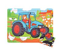 Bigjigs Juguetes Bandeja Rompecabezas del Tractor