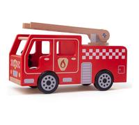 Bigjigs Juguetes de Madera Ciudad de Bomberos Playset (Importación USA)