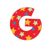 Bigjigs juguetes de Star Letra G (rojo)