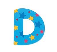 Bigjigs Juguetes Estrella de la letra D (azul)