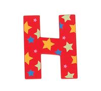 Bigjigs Juguetes Estrella de la Letra H (Rojo)