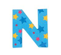 Bigjigs Juguetes Estrella de la letra N (azul)