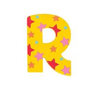 Bigjigs Juguetes Estrella de la letra R (amarillo)