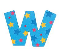 Bigjigs Juguetes Estrella de la letra W (azul)