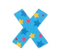 Bigjigs Juguetes Estrella de la Letra X (Azul)
