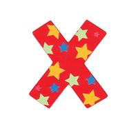 Bigjigs Juguetes Estrella de la letra X (rojo)