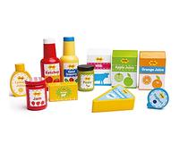 Bigjigs Juguetes Productos alimenticios refrigerados de Madera - Jugar, Comida y personificaci?n de la Infancia