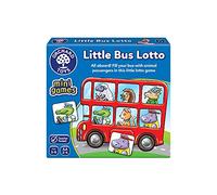 Orchard Toys Little Bus Lotto Mini Game, Small and Compact, Travel Game, Fun Memory Game For Ages 3-6, Educational Game Toy