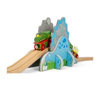Bigjigs Raíl - Dino Elevador Túnel Vías de Madera Magnético Juguete Niños Aged
