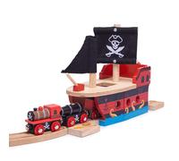 Bigjigs Rail Gale?n Pirata (Importación USA)