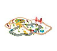 Bigjigs Rail Juego de Carretera y ferrocarril Rurales