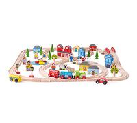 Bigjigs Rail Juego de ferrocarril Urbano y Rural