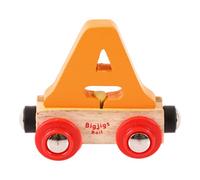Bigjigs Rail Letra del Tren Personalizado A (Anaranjado)