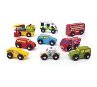 Bigjigs Rail Paquete de veh?culos (Importación USA)
