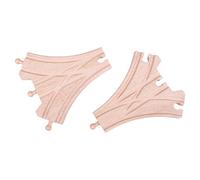 Bigjigs Rail Paso de Tres Conectores (Paquete de 2)