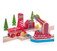 Bigjigs Rail Rescate Marino de Incendios (Importación USA)