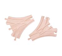 Bigjigs Rail Three Way Points (Pack of 2) - Other Major Wooden (Importación USA)