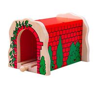 Bigjigs Rail Wooden Red Brick Tunnel - Other Major Rail Brands Are Compatible