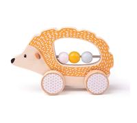 Bigjigs Toys 100% FSC® Certified Push Along Hedgehog (Importación USA)