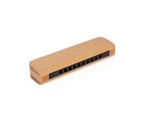 Bigjigs Toys Armónica natural, instrumento musical de madera para niños, órgano de boca Montessori para niños pequeños, juguete sensorial para bebés, percusión de madera fácil de tocar, regalo musical