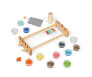 Bigjigs Toys Bead Weaving Loom - Kit de iniciación para hacer (Importación USA)