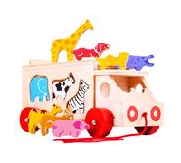 Bigjigs Toys Camino con Formas de Animales (Importación USA)