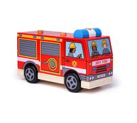 Bigjigs Toys Carro de Bomberos de Apilamiento (Importación USA)