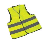 Bigjigs Toys Chaleco mediano de alta visibilidad, chaqueta reflectante de visibilidad amarilla para niños, juegos de rol, disfraz infantil, de 7 a 9 años