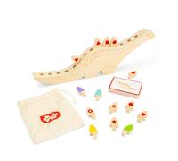 Bigjigs Toys Dinosaurio secuenciador | Patrón de madera y juguete de secuencia | Dinosaurios Montessori para niños con escalas de clasificación y tarjetas de juego | Juego de aprendizaje de