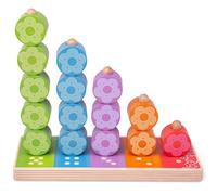 Bigjigs Toys First Flower Stacker (Importación USA)