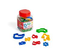 Bigjigs Toys Jar of 24 Pastry Cutters - Children's Baking Cook (Importación USA)