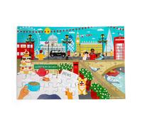 Bigjigs Toys London City Puzzle da pavimento - Enorme puzzle in legno da 48 pezz