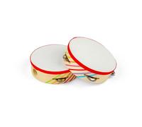 Bigjigs Toys Pandereta de madera - Instrumento musical infantil