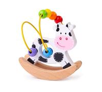 Bigjigs Toys Rocking Bead Frame (Cow) (Importación USA)